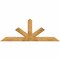 Ekena Millwork Saratoga Rough Sawn Timber Gable Bracket, Western Red Cedar, 84"W x 31"H x 4"D x 6"F, 9/12 Pitch GBW084X31X0406SAR00RWR - alternate 1